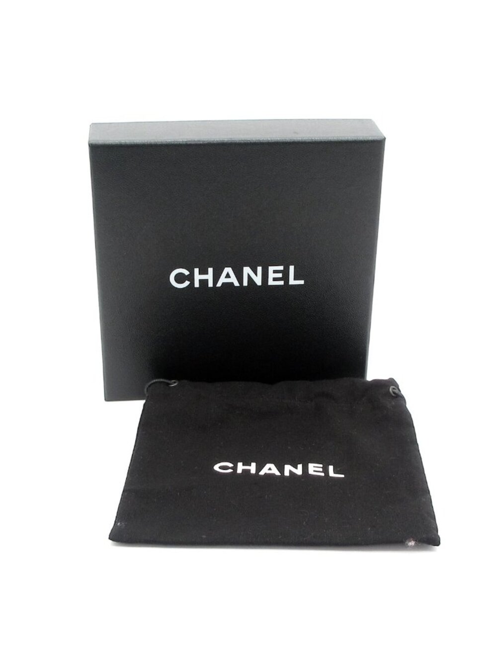 Chanel Necklace Gold Light Purple Multi Long CC Logo - Picture 6 of 7